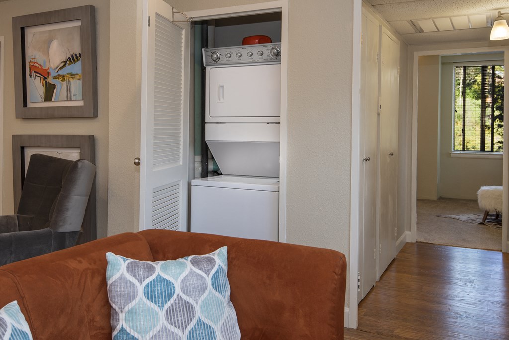 our apartments have a living room with a couch and a coffee table