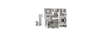 a floor plan of a 2103 sq ft apartment