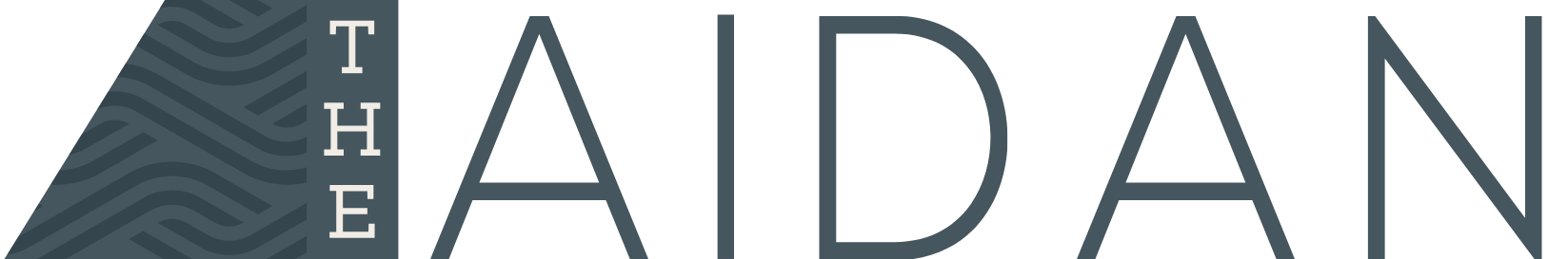 The word "THE AIDAN" is displayed in large letters.