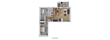 a 1 bedroom floor plan