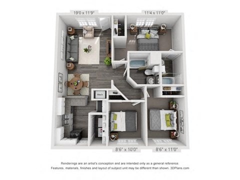 2129 Holly Oaks 1-3 Beds Apartment for Rent - Photo Gallery 28