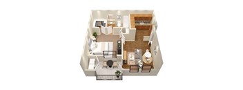 1 bedroom floor plan alamo ranch apartments san antonio tx