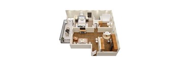 1 bedroom floor plan alamo ranch apartments san antonio tx