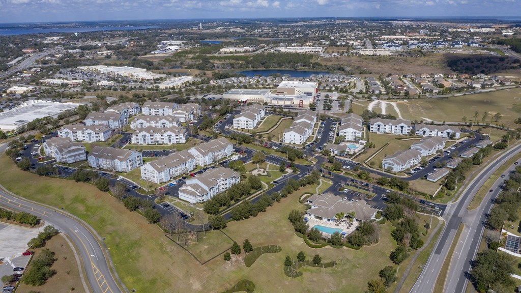 an aerial view of the campus of the university of south australia in perth
