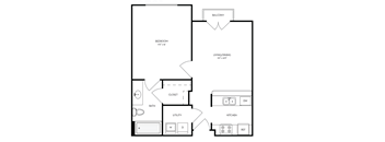 a drawing of a floor plan of a house