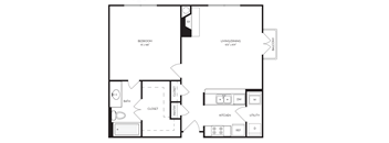 a blueprint of a floor plan of a residence