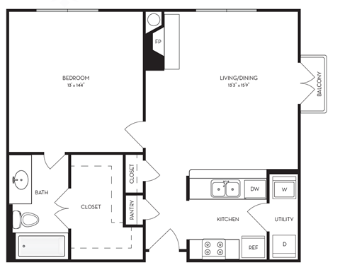 a blueprint of a floor plan of a residence