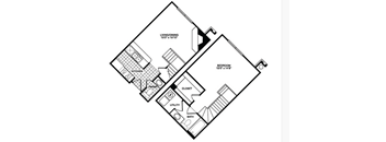 the floor plan of the marquette apartments