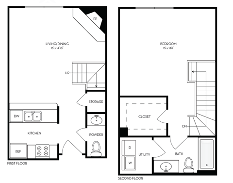 a blueprint of a floor plan of a house and a floorplan of a