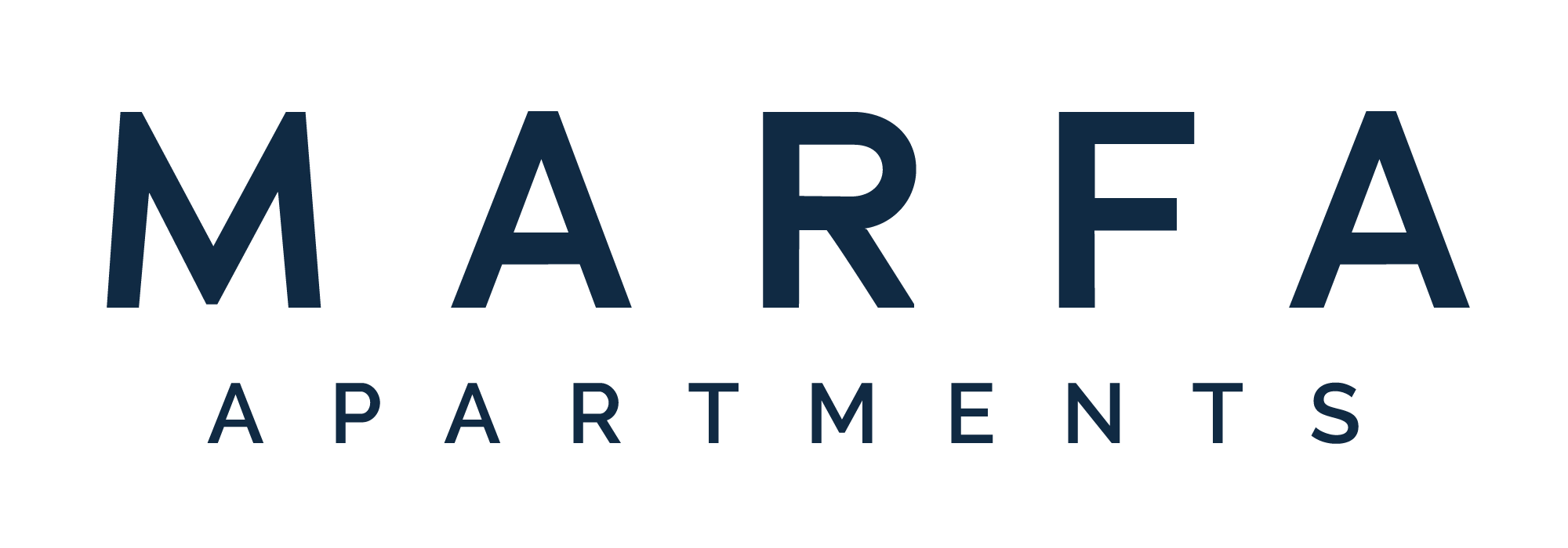 A logo for Marfa Apartments is displayed.
