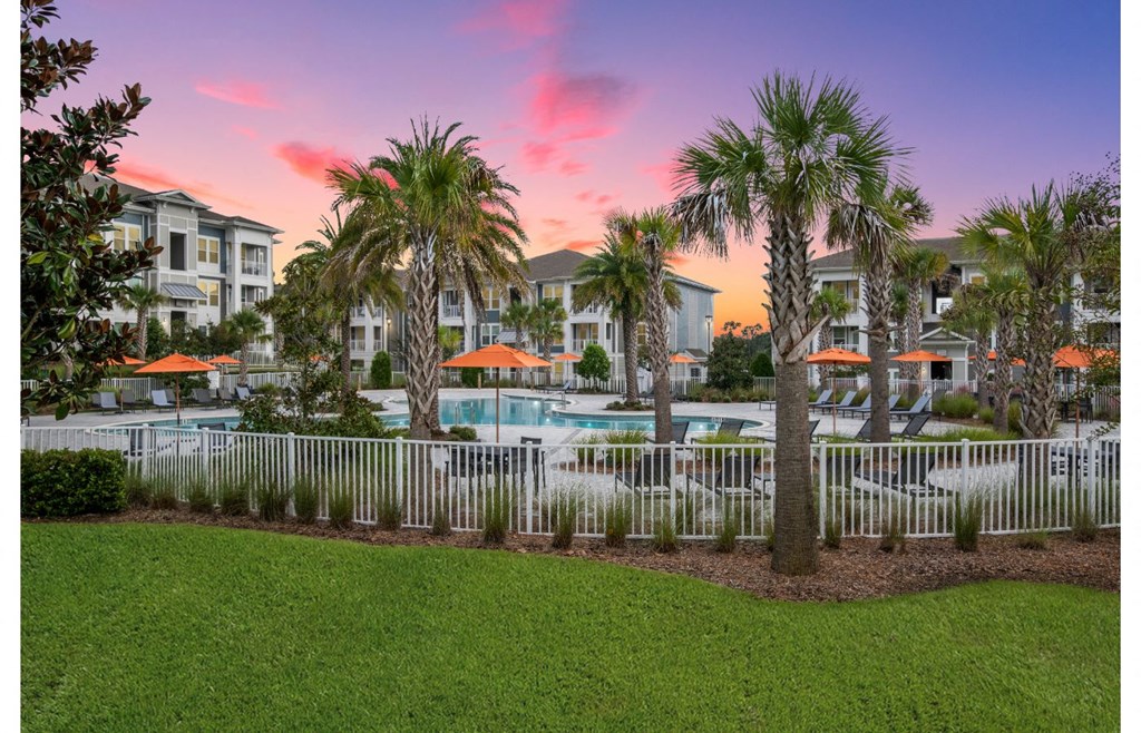 a view of the pool at the resort at longboat key club