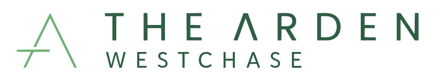 A green logo with the words "The Arden Westchase" written underneath it.