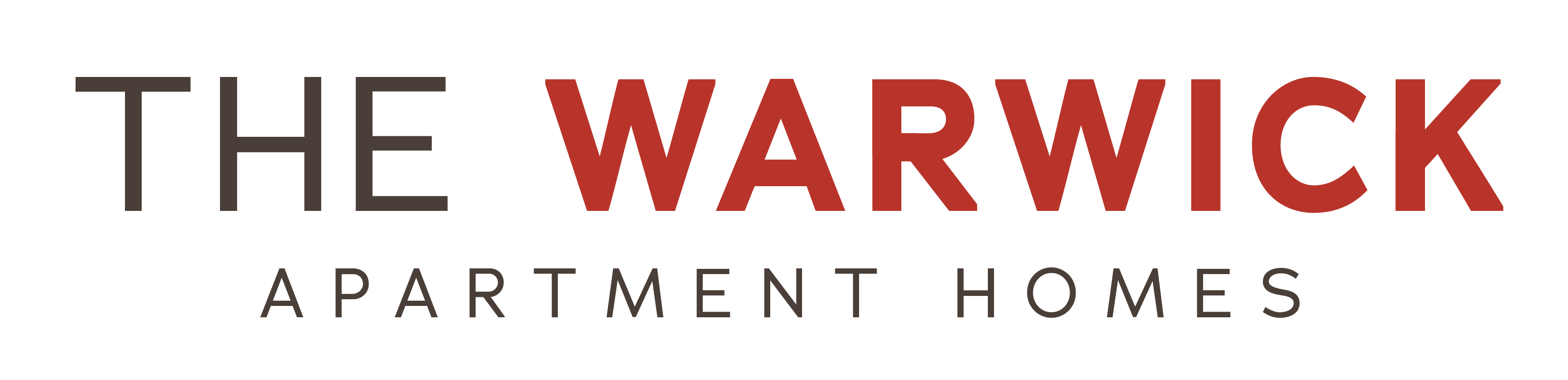 The Warwick Apartment Homes logo.