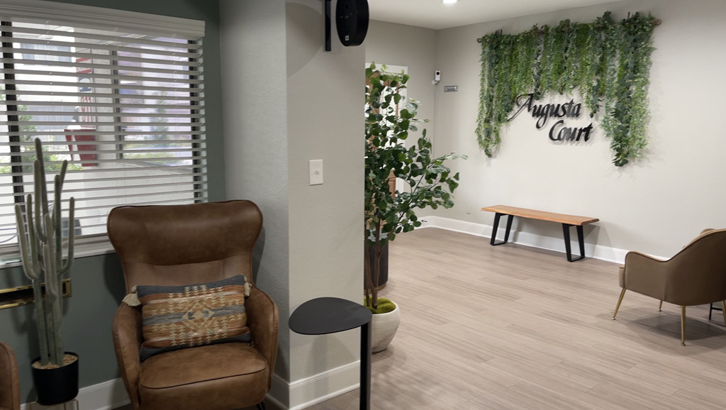 Welcoming Modern Office at Augusta Court Apartments, Houston, 77057