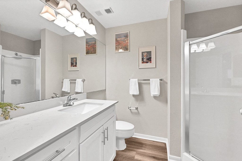 bath at Augusta Court Apartments, Houston, TX, 77057