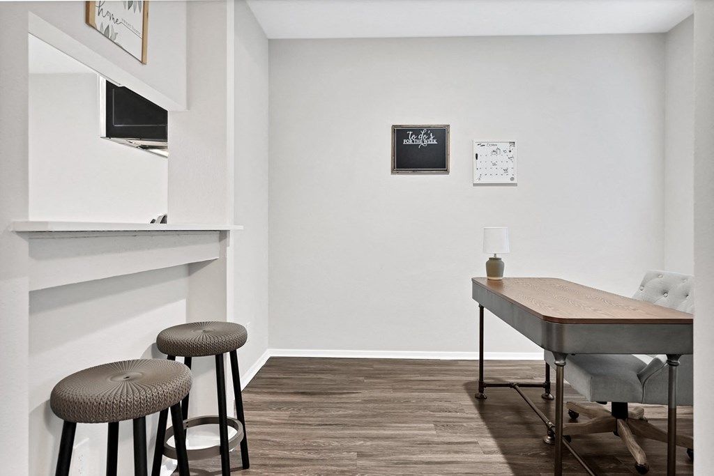 Table and chairat Augusta Court Apartments, Houston, TX, 77057