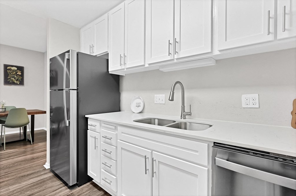 Kitchen interior at Augusta Court Apartments, Texas, 77057