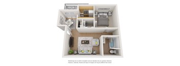 A2 Floor Plan  at Wymberly Crossing, Grand Prairie, 75052