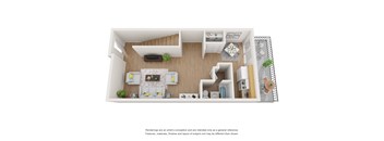 B3 Floor Plan at Wymberly Crossing, Texas, 75052