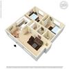 Richelieu 2 bed floor plan