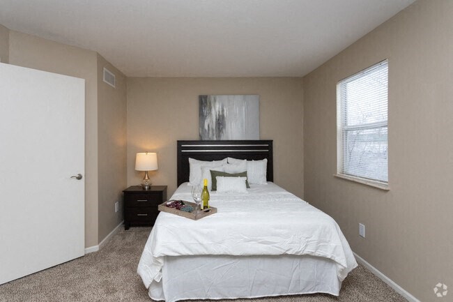 Master bedroom in our villas.
