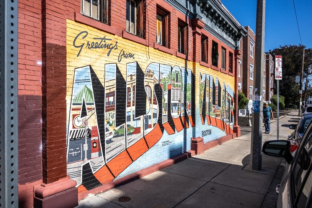 A mural at The Indie, Massachusetts  