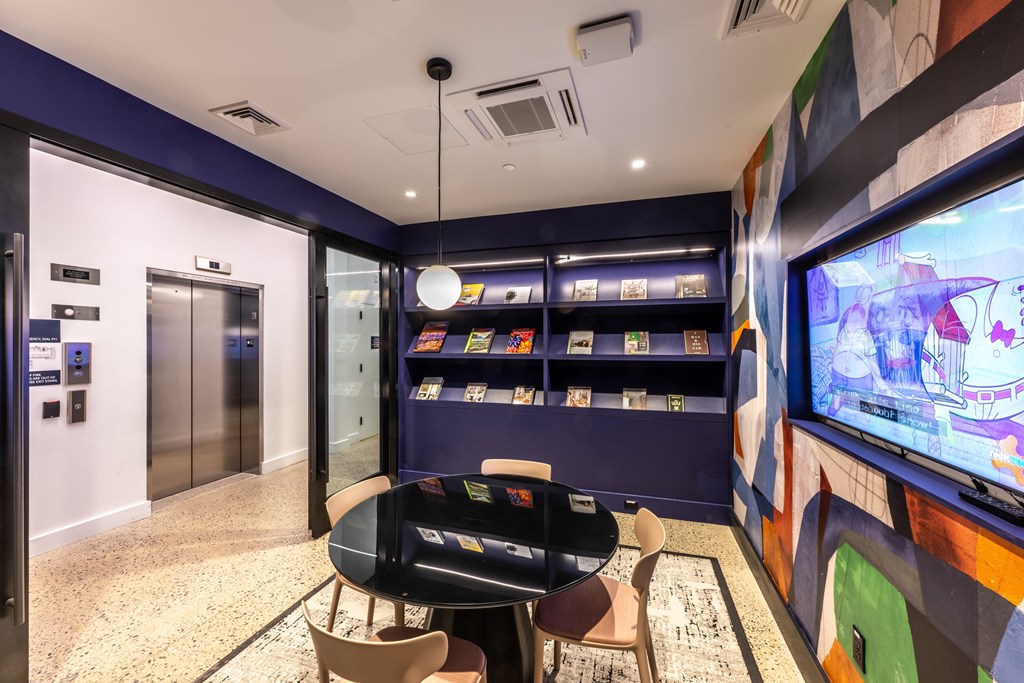 Library at The Indie, Massachusetts, 02134