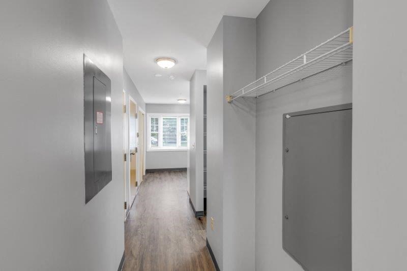 Entryway/hallway at Haven West in Brunswick, ME