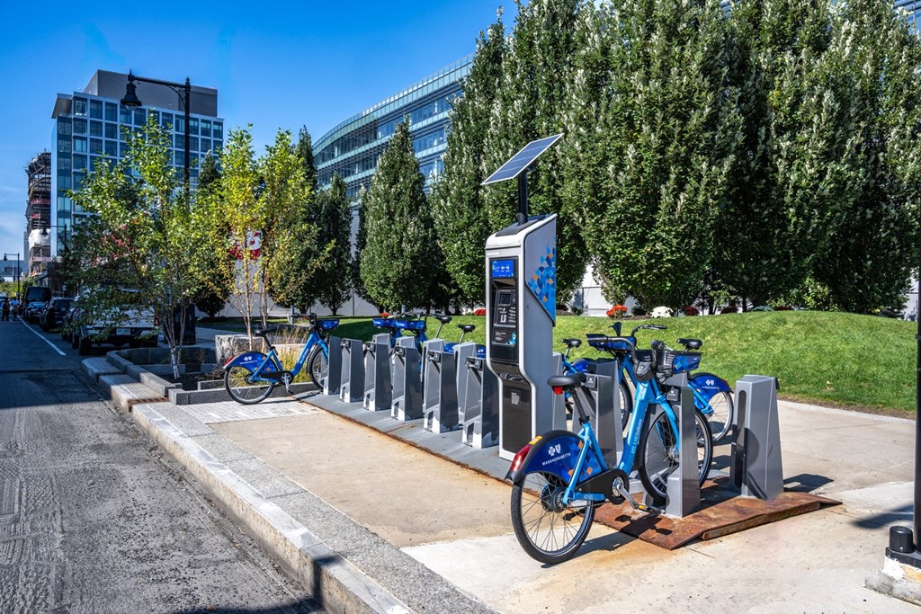 Blue Bikes Hub at The Indie, Boston  