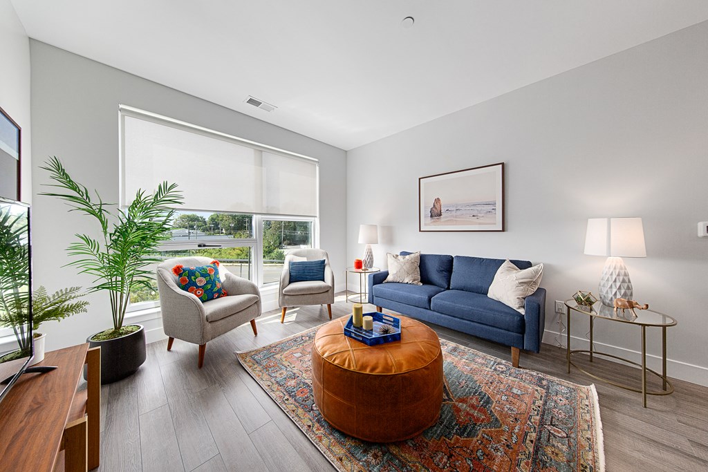 FLOOR TO CEILING WINDOWS WITH SOLAR SHADES