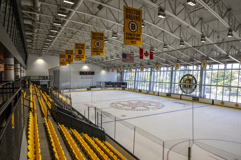 Boston Bruins practice facility at The Indie, Boston, MA 02134   