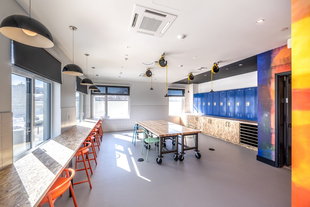 Lounge Area at The Indie, Boston Massachusetts  