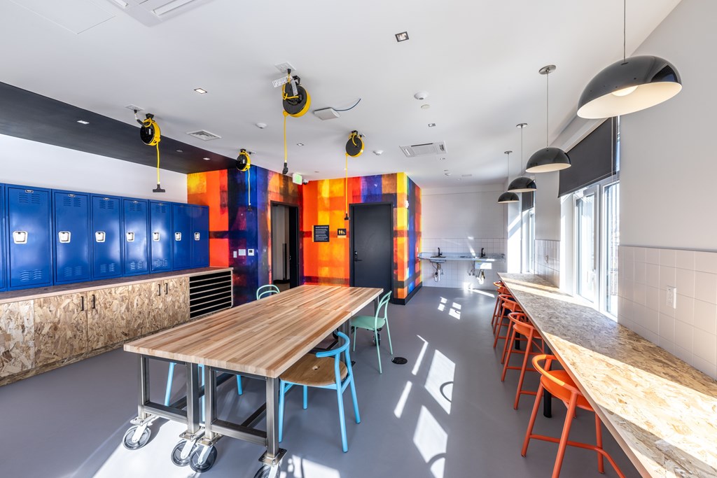 Sky Lounge Area at The Indie, Boston, 02134  