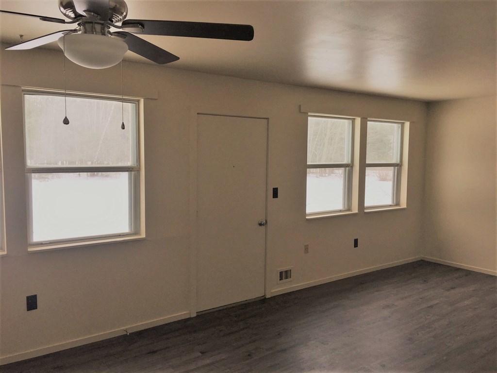 Entry way/living room at Haven South, Brunswick, Maine