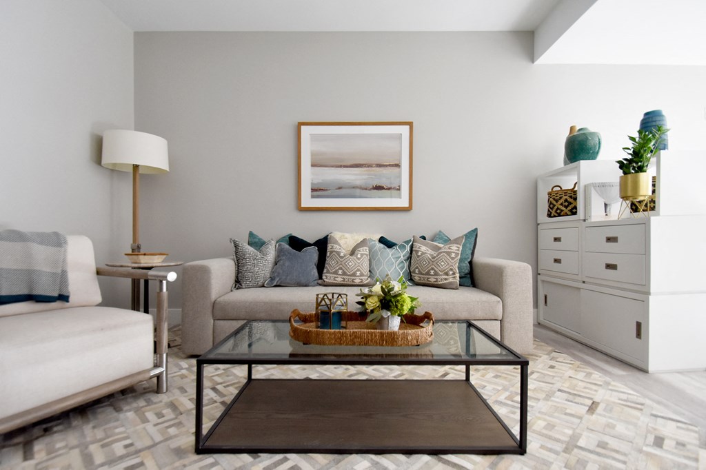 Living Room Come Kitchen View at 1177 Greens Farms, Westport, Connecticut