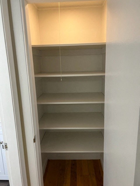 Closet with shelving