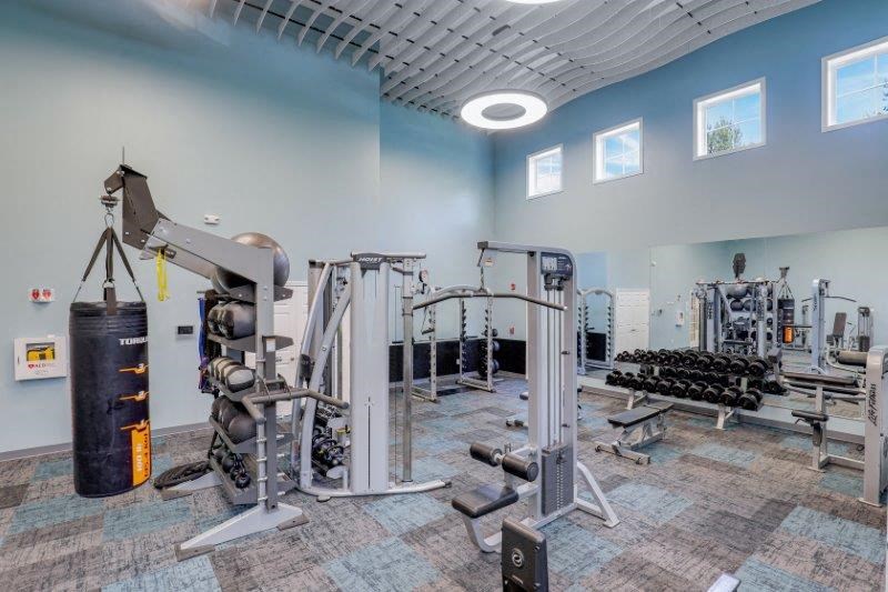 Full Size Fitness Center at Town Walk at Hamden Hills, Hamden