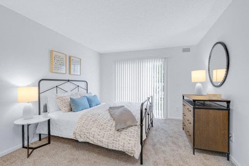 1 BED - 1 BATH | Master Bedroom at Town Walk at Hamden Hills, Hamden, CT, 06518