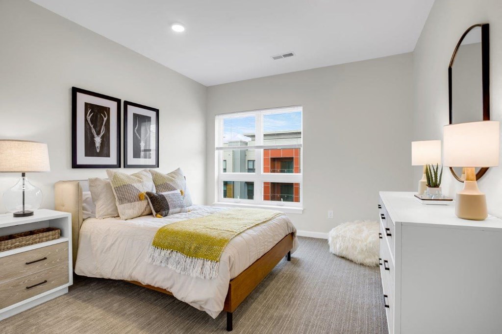 Guest Bedroom at 21 East Apartments, North Attleboro, MA
