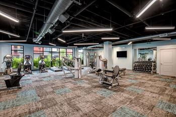 World-Class Fitness Center at 21 East Apartments, Massachusetts, 02760