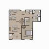 A-1E Floor Plan A-1E Floor Plan at 21 East Apartments, North Attleboro, MA, 02760