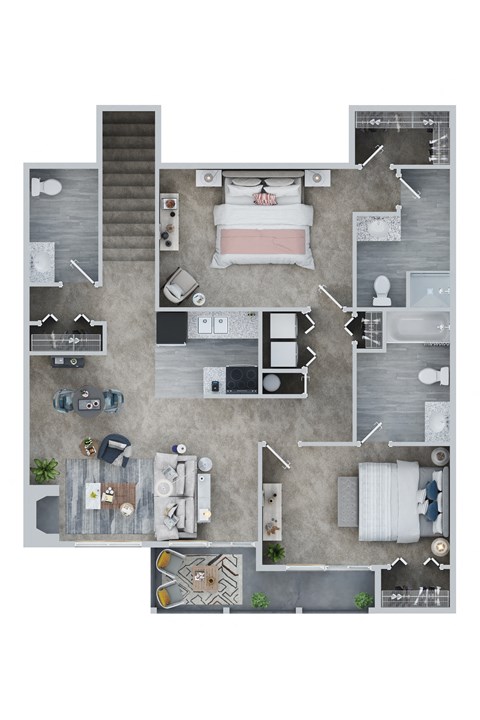 2 Bedroom | 2.5 Bath at Mansions at Delmar, New York, 12054