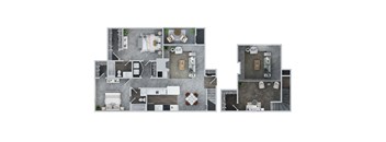 2 BED - 2 BATH | Baldwin West W/Loft