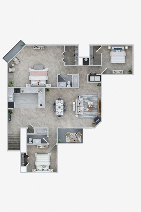 3 Bedroom | 2 Bath at Mansions at Delmar, New York, 12054