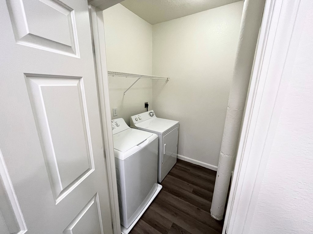 Renovated in unit laundry at Cumberland Crossing, Cumberland, RI, 02864