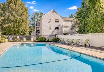 Outdoor Pool and Sundeck at The Meadows, Chelmsford, MA