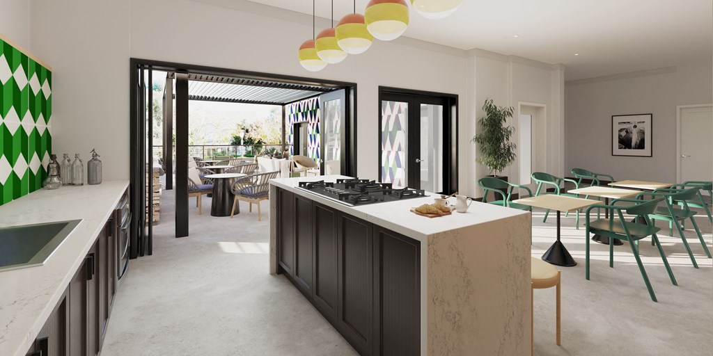 Sky Lounge with Kitchen and Seating Area