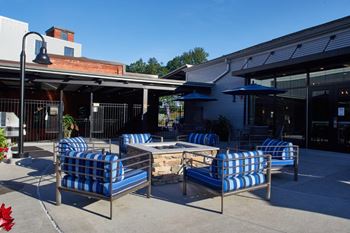Outdoor Fire Pit Lounge at The Tannery, Glastonbury, CT