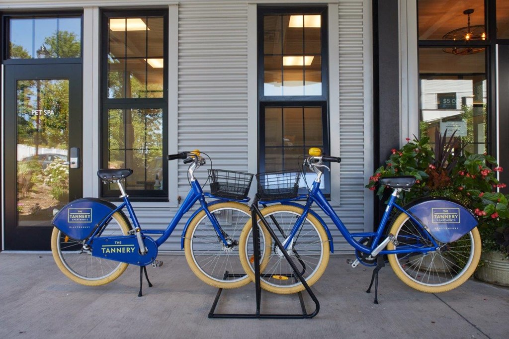 Bike Rack at The Tannery, Connecticut, 06033