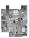 2 BED - 2 BATH | E